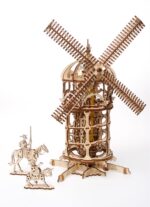 Wieża-Młyn Wiatrowy Model mechaniczny do składania